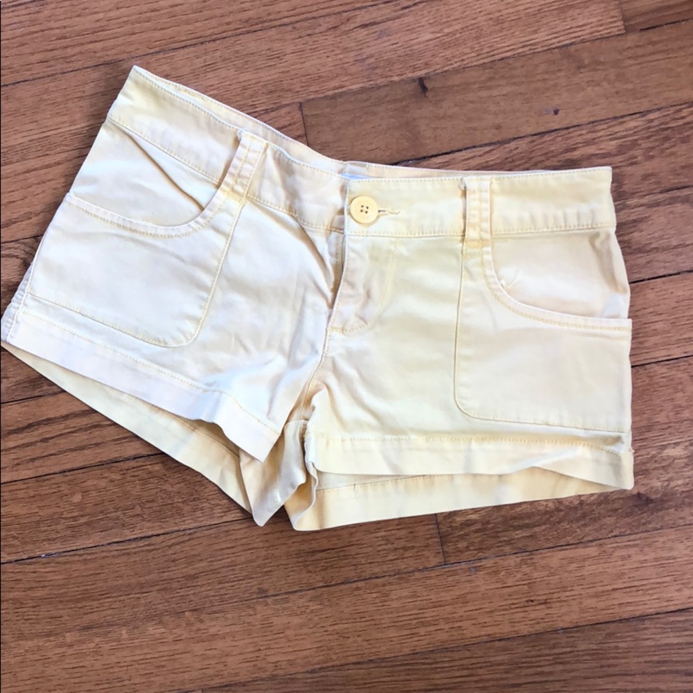 Yellow shorts